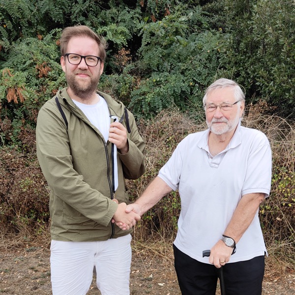 Chris receiving 3rd place men's recurve handicap medal
